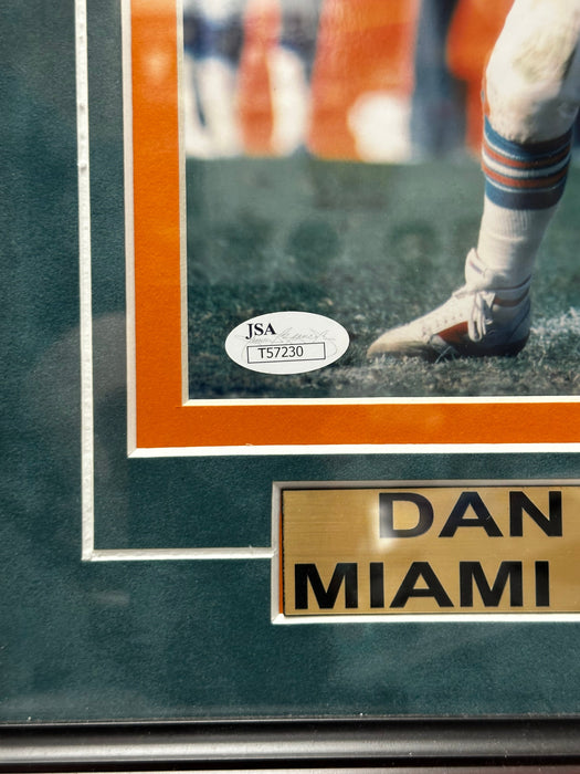 Dan Marino Signed NFL Miami Dolphins Custom Framed 8x10 Photo With JSA COA - for just $500! 