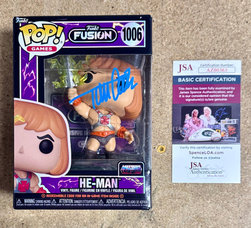 Tom Cook Signed He-Man Masters Of The Universe Funko Pop! #1006 With JSA COA - for just $100! 
