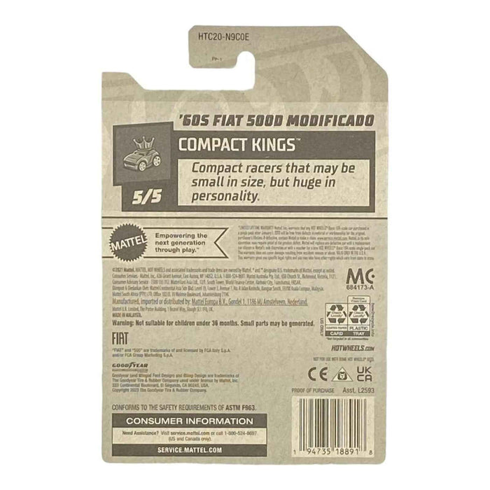 Hot Wheels '60s Fiat 5000D Modificado - Compact kings Series 5/5 - for just $1.79! 