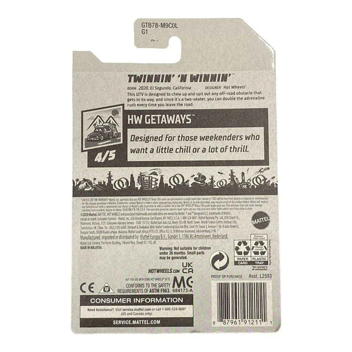 Hot Wheels Twinnin' N' Winnin' - HW Getaways Series 4/5 - for just $1.79! 