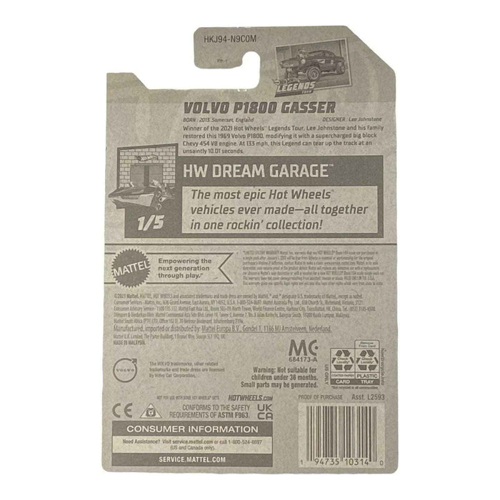 Hot Wheels Volvo P1800 Gasser - Dream Garage Series 1/5 - for just $1.79! 