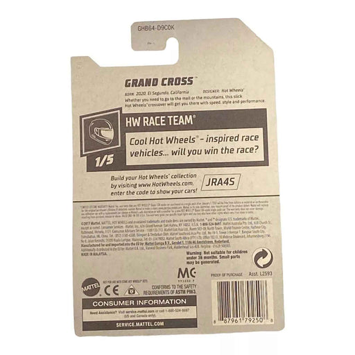 Hot Wheels Grand Cross - Race Team Series 1/5 - for just $1.79! 