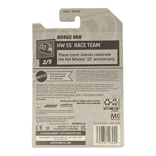 Hot Wheels Dodge Van - HW 55 Race Team Series 2/5 - for just $1.79! 