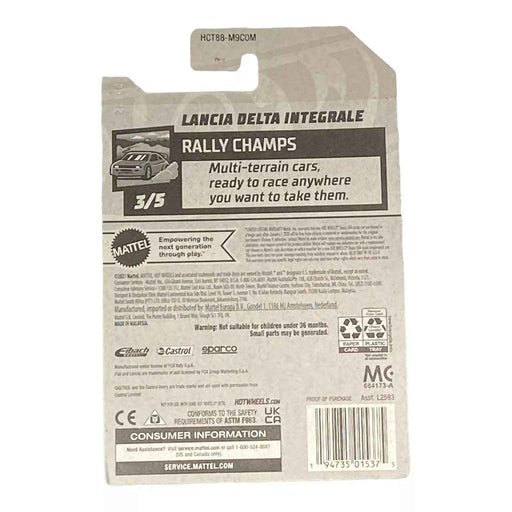 Hot Wheels Lancia Delta Integrale - Rally Champs Series 3/5 - for just $1.79! 