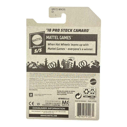 Hot Wheels '10 Pro Stock Camaro - Pictionary - Mattel Games Series 5/5 - for just $1.79! 