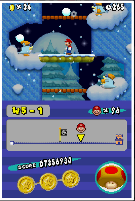 Newer Super Mario Bros DS V1.16 NDS Nintendo DS ROM Hack Video Game - for just $26.99! 