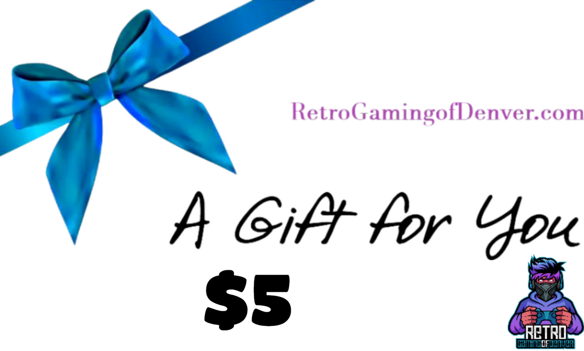 Retro Gaming of Denver Digital Gift Cards - for just $5! 