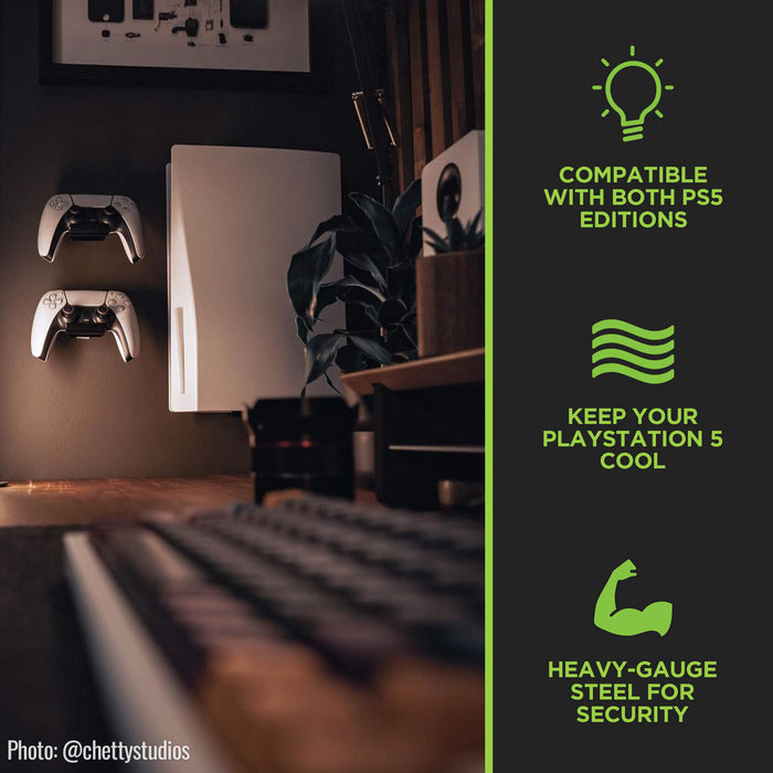 HIDEit PS5 | Sony PlayStation 5 and PS5 Pro Mount - for just $31! 