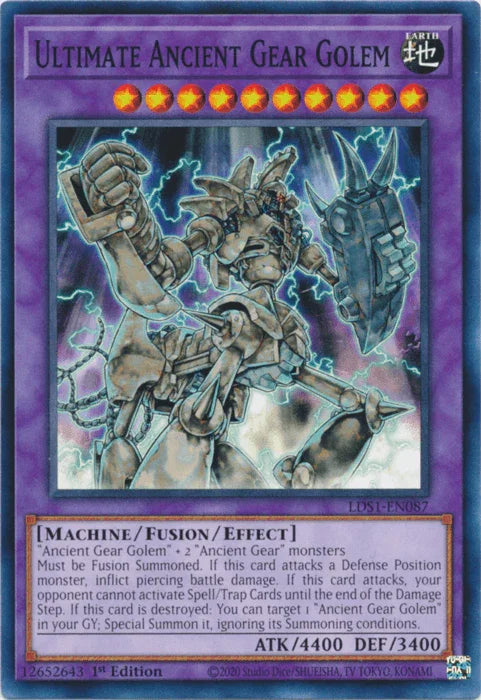 Ultimate Ancient Gear Golem [LDS1-EN087] Common - for just $0.15! 