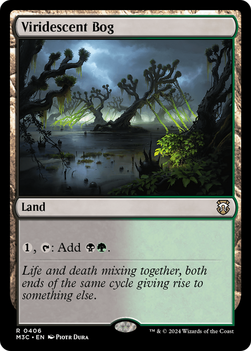 Viridescent Bog (M3C-406) - Modern Horizons 3 Commander - for just $0.09! 