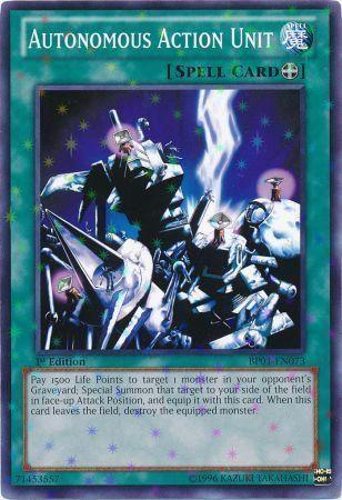 Autonomous Action Unit [BP01-EN073] Starfoil Rare - for just $0.15! 