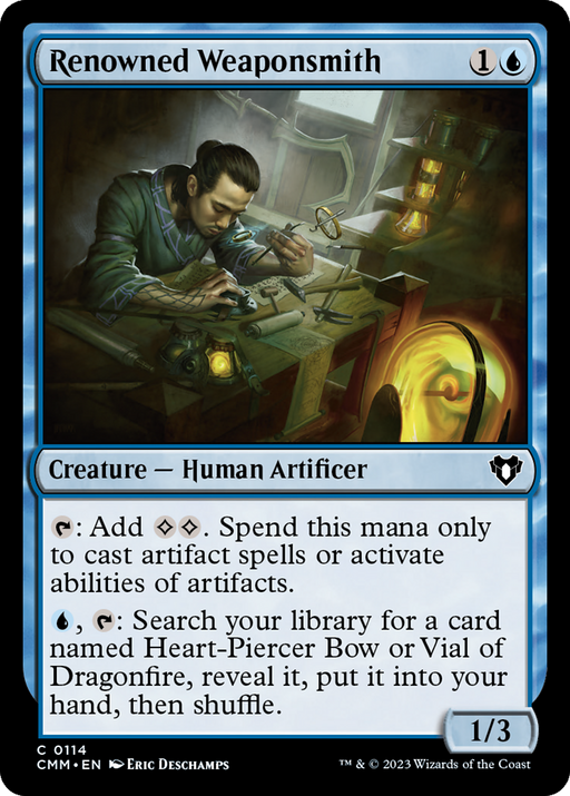 Renowned Weaponsmith (CMM-114) - Commander Masters - for just $0.06! 