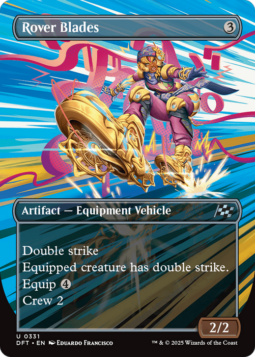 Rover Blades (DFT-331) - Aetherdrift (Borderless) Foil - for just $0.07! 
