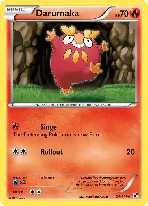 Darumaka (24/114) [Black & White: Base Set] - for just $0.20! 