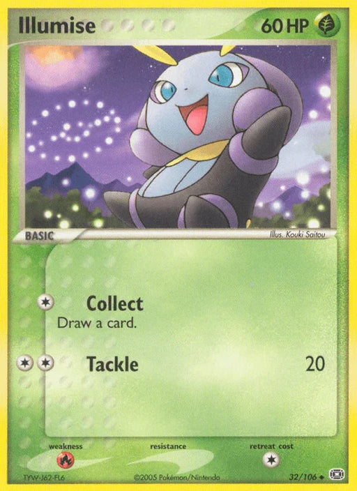 Illumise (32/106) [EX: Emerald] - for just $0.95! 
