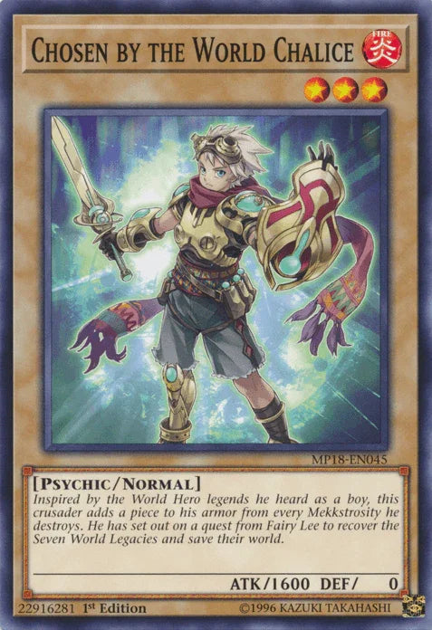 Chosen by the World Chalice [MP18-EN045] Common - for just $0.10! 
