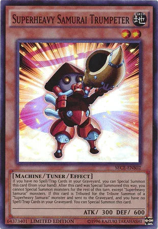 Superheavy Samurai Trumpeter [SECE-ENS02] Super Rare - for just $0.30! 