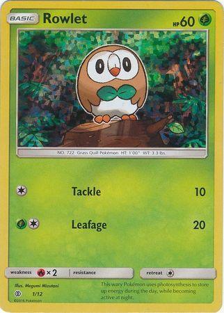 Rowlet (1/12) [McDonald's Promos: 2017 Collection] - for just $3! 