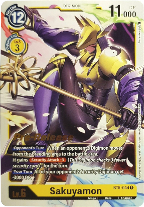 Sakuyamon [BT5-044] [Battle of Omni Pre-Release Promos] - Just $0.30! Shop now at Retro Gaming of Denver