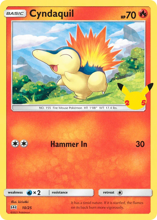 Cyndaquil (10/25) [McDonald's 25th Anniversary] - for just $0.25! 