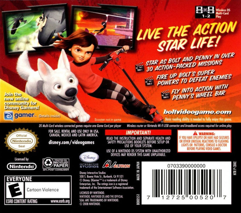 Disney Bolt – Nintendo DS (DS) - for just $4.99! 