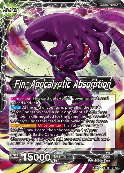 Fin // Fin, Apocalyptic Absorption (BT15-121) [Saiyan Showdown] - for just $0.10! 