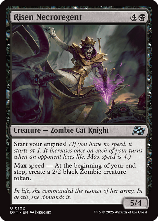 Risen Necroregent (DFT-102) - Aetherdrift Foil - for just $0.03! 
