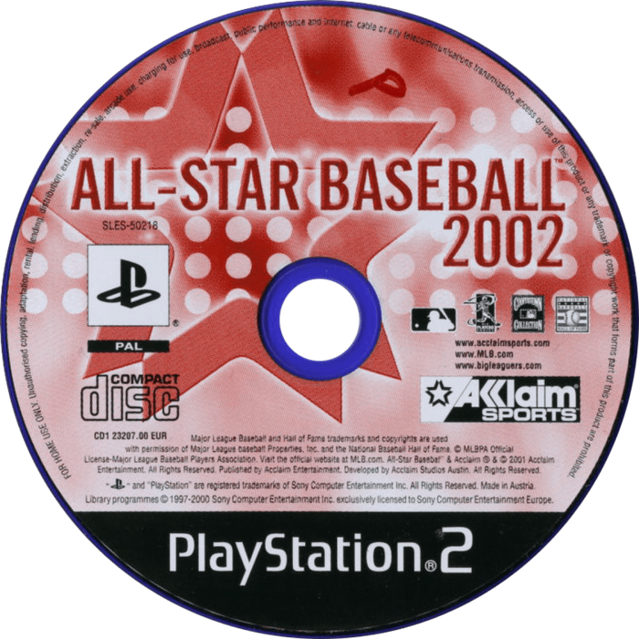 All-Star Baseball 2002 – PlayStation 2 (PS2) - for just $3.99! 