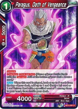 Paragus, Oath of Vengeance (BT11-021) [Vermilion Bloodline] - for just $0.10! 
