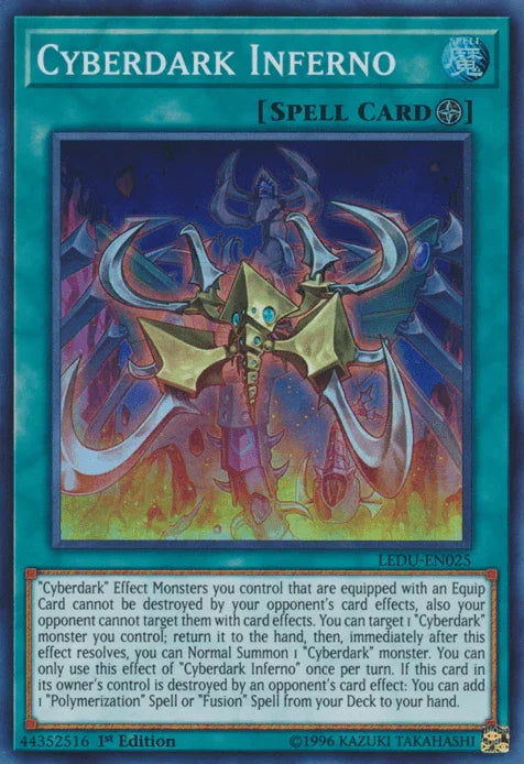 Cyberdark Inferno [LEDU-EN025] Super Rare - for just $0.25! 