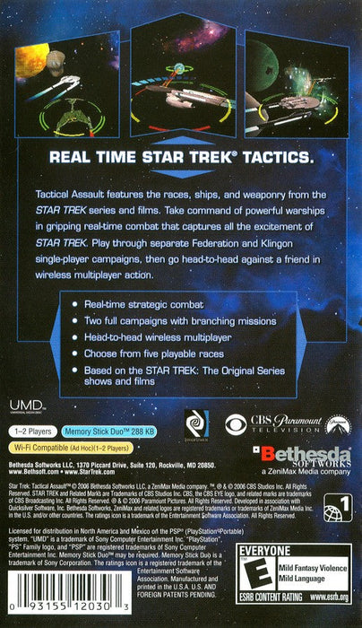 Star Trek Tactical Assault – PlayStation Portable (PSP) - for just $13.99! 