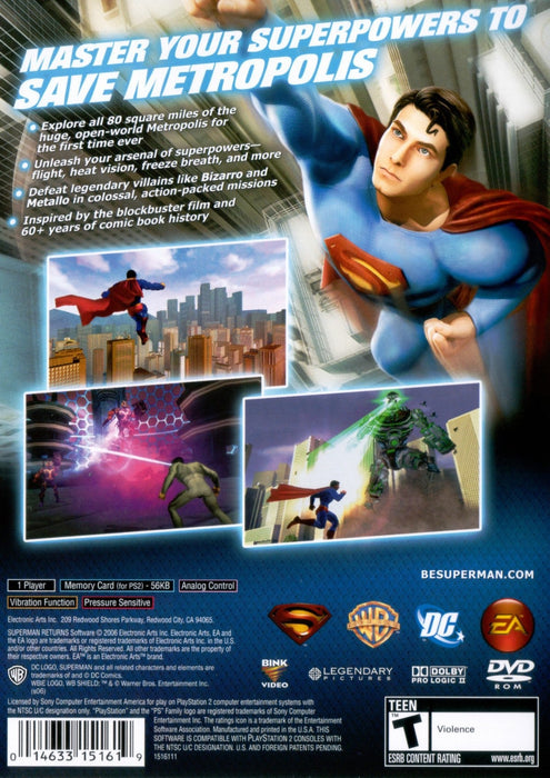 Superman Returns – PlayStation 2 (PS2) - for just $0! 