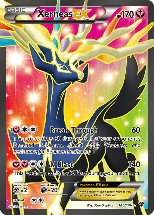 Xerneas EX (146/146) [XY: Base Set] - for just $41.75! 
