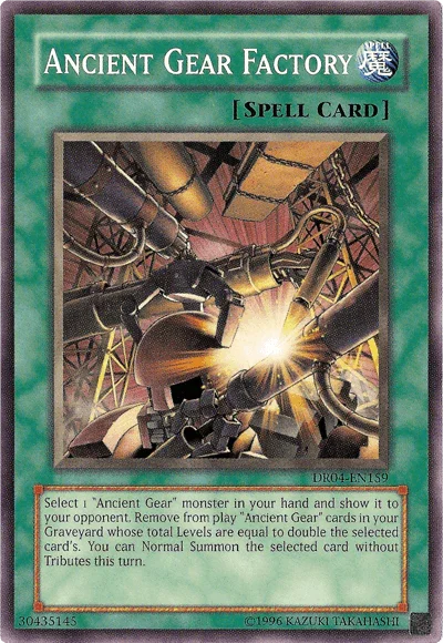 Ancient Gear Factory [DR04-EN159] Common - for just $1.65! 