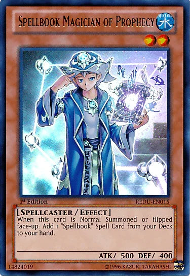 Spellbook Magician of Prophecy [REDU-EN015] Ultra Rare - for just $0.80! 