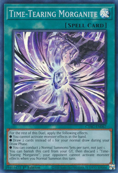 Time-Tearing Morganite [CYAC-EN067] Super Rare - for just $2! 
