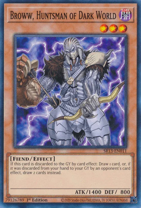 Broww, Huntsman of Dark World [SR13-EN011] Common - for just $0.15! 