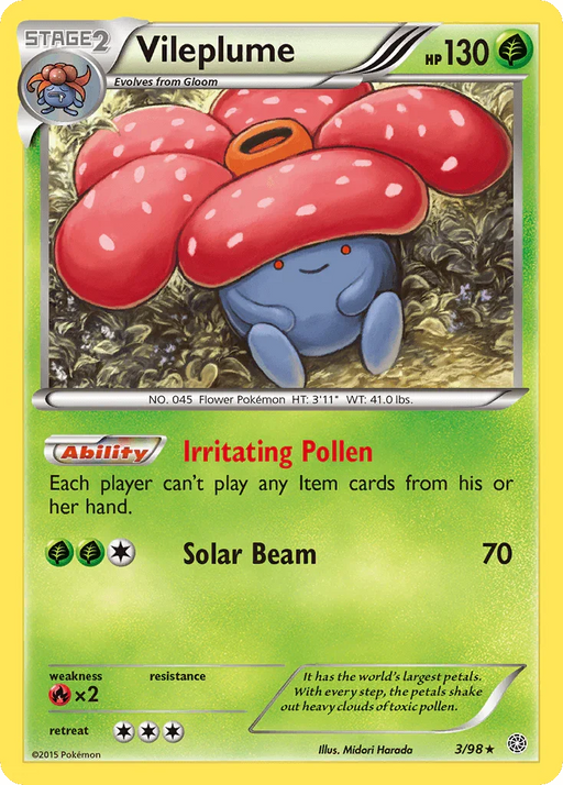 Vileplume (3/98) [XY: Ancient Origins] - for just $0.25! 