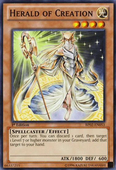 Herald of Creation [BP02-EN053] Mosaic Rare - for just $0.15! 