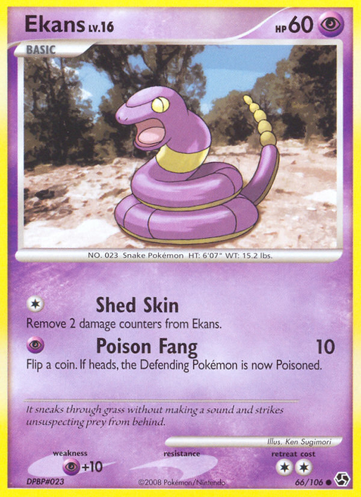 Ekans (66/106) [Diamond & Pearl: Great Encounters] - Just $0.05! Shop now at Retro Gaming of Denver