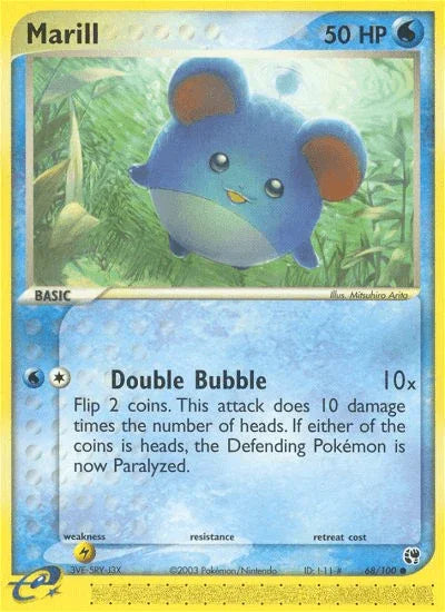 Marill (68/100) [EX: Sandstorm] - for just $0.60! 