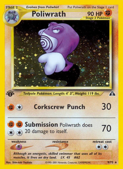 Poliwrath (9/75) [Neo Discovery 1st Edition] - for just $31.60! 