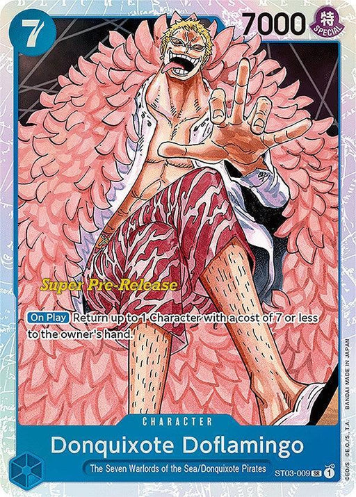 Donquixote Doflamingo [Super Pre-Release Starter Deck: The Seven Warlords of the Sea] - for just $6.75! 