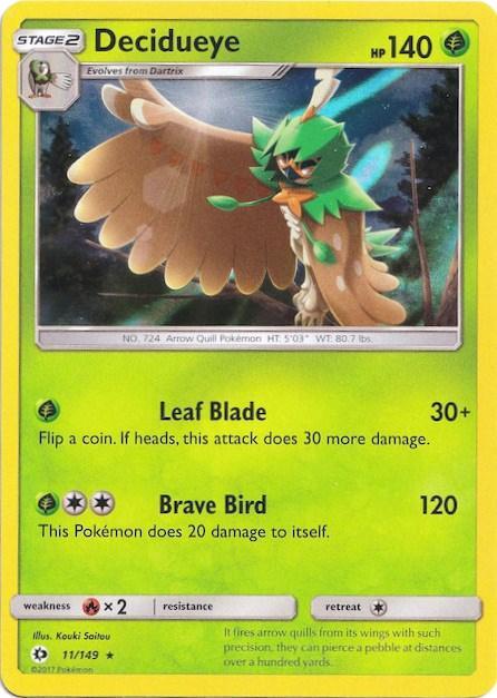 Decidueye (11/149) (Water Web Holo) [Sun & Moon: Base Set] - for just $4.45! 