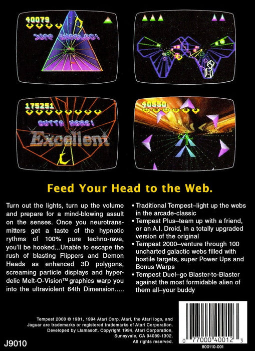 Tempest 2000 – Atari Jaguar (JAG) - for just $19.99! 