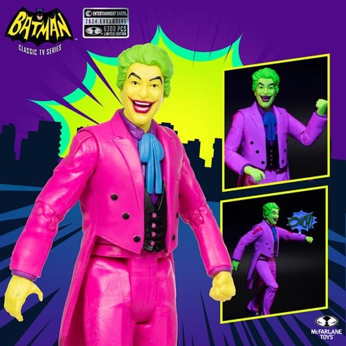 McFarlane Toys DC Retro The Joker Batman: Classic TV Series Black Light Gold Label 6-Inch Action Figure - Entertainment Earth Exclusive - Just $35.90! Shop now at Retro Gaming of Denver