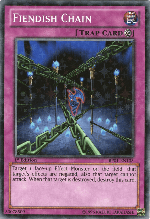 Fiendish Chain [BP01-EN105] Starfoil Rare - for just $0.35! 