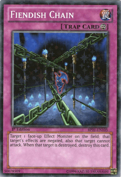 Fiendish Chain [BP01-EN105] Starfoil Rare - for just $0.25! 