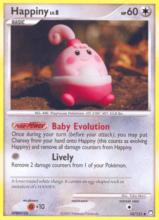 Happiny (52/123) [Diamond & Pearl: Mysterious Treasures] - for just $2.80! 