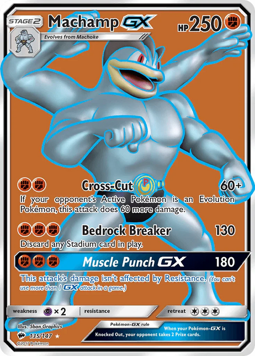Machamp GX (135/147) [Sun & Moon: Burning Shadows] - for just $3.05! 
